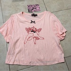 NGOrder Face Mask Cherub graphic Tee